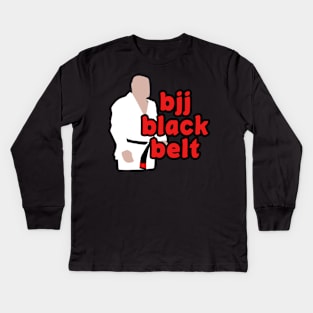 Bjj black belt - brazilian jiu-jitsu Kids Long Sleeve T-Shirt